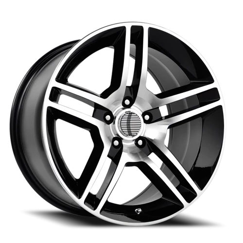 Performance Replica PR101 BM 18x10 +24 5x114.3mm 70.6mm Gloss Black Machined