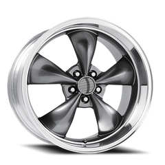 Performance Replica PR106 GY 17x8 +0 5x120.65mm 73.1mm Anthracite Machined Lip