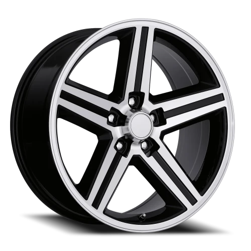 Factory Reproductions FR 11 IROC 5 Spoke Replica GBM 20x9 +15 5x120.65mm 73mm Gloss Black Machined Face