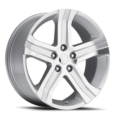 Factory Reproductions FR 69 Ram Truck RT Replica SL 24x10 +25 5x139.7mm 77.8mm Gloss Silver Machined Face