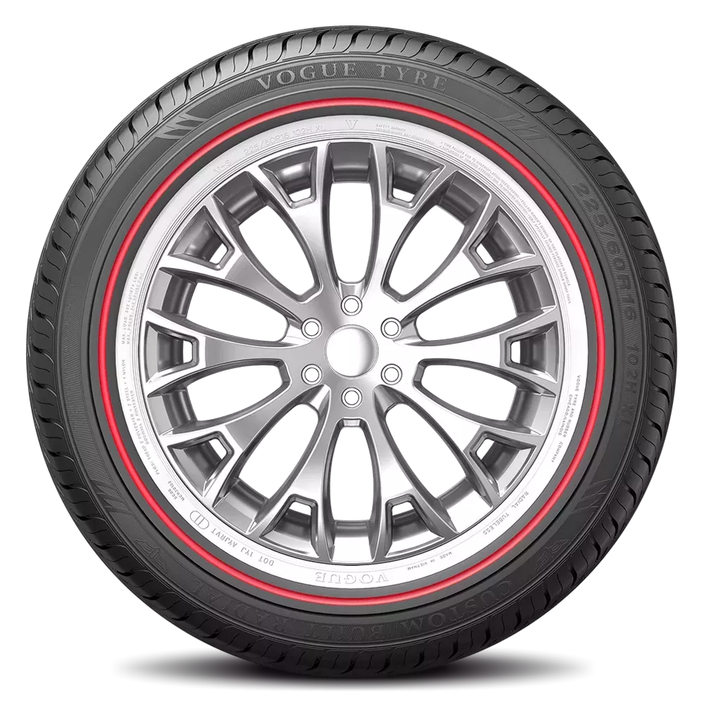 Vogue Custom Built Radial Viii Red Stripe Tires 235/55R17 Custom Built Radial Viii 21V Red Stripe