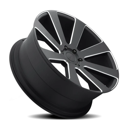 DUB 8-Ball S187 22x9.5 +30 6x135mm 87.1mm Black Milled Accents