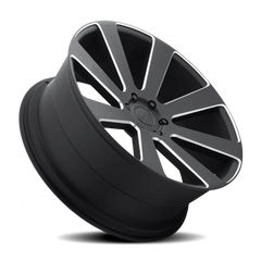 DUB 8-Ball S187 22x9.5 +30 6x135mm 87.1mm Black Milled Accents