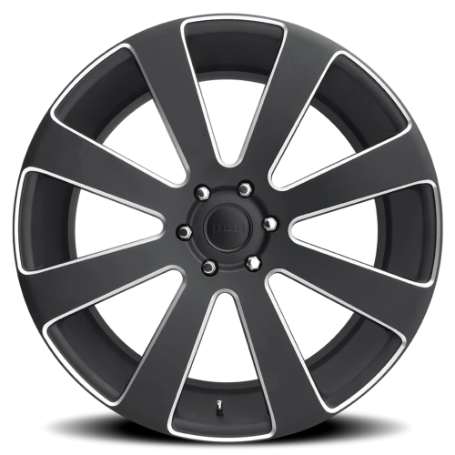 DUB 8-Ball S187 22x9.5 +30 6x135mm 87.1mm Black Milled Accents