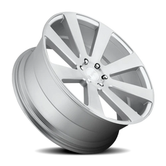 DUB 8-Ball S213 22x9.5 +20 6x139.7mm 78.1mm Gloss Silver Brushed