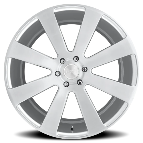 DUB 8-Ball S213 22x9.5 +20 6x139.7mm 78.1mm Gloss Silver Brushed