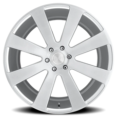 DUB 8-Ball S213 22x9.5 +20 6x139.7mm 78.1mm Gloss Silver Brushed
