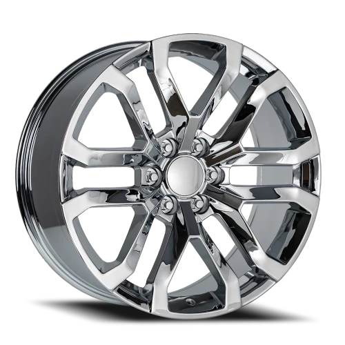 Factory Reproductions FR 95 2019 GMC Denali Replica CH 22x9 +24 6x139.7mm 78.1mm Chrome
