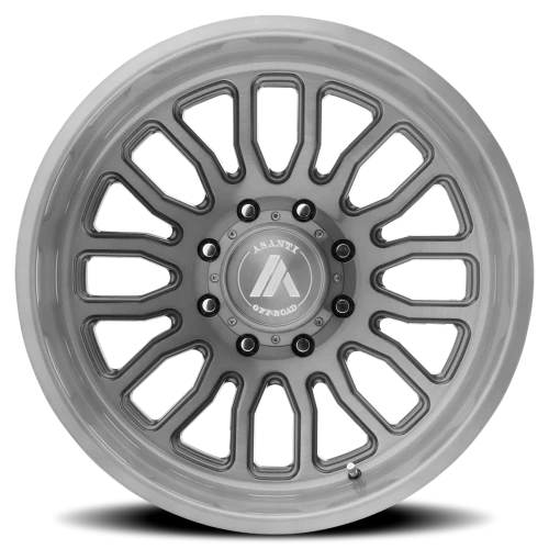 Asanti Black Label Workhorse AB815 20x10 -12 5x127mm 71.5mm Brushed Titanium