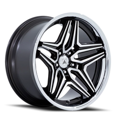 Asanti Black Label ABL-46 Duke GBM 20x9 +15 5x115mm 72.56mm Gloss Black Machined