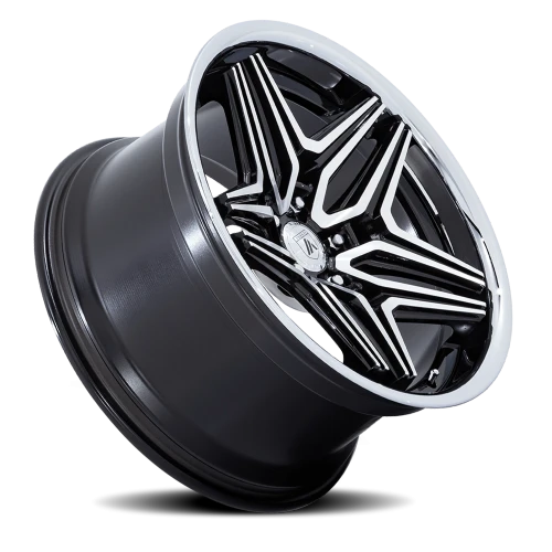 Asanti Black Label ABL-46 Duke GBM 20x10.5 +18 5x114.3mm 72.56mm Gloss Black Machined
