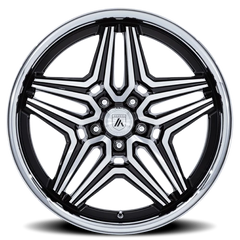 Asanti Black Label ABL-46 Duke GBM 20x10.5 +18 5x120mm 74.1mm Gloss Black Machined
