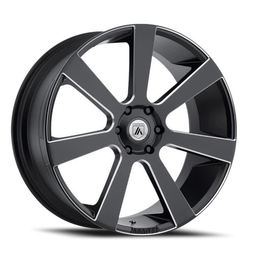 Asanti Black Label Apollo ABL15 BK 22x9 +35 5x120mm 74.1mm Satin Black Milled