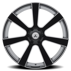 Asanti Black Label Apollo ABL15 BK 22x9 +35 5x120mm 74.1mm Satin Black Milled