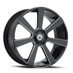 Asanti Black Label Apollo ABL15 BK 24x9 +15 6x139.7mm 106.25mm Satin Black Milled