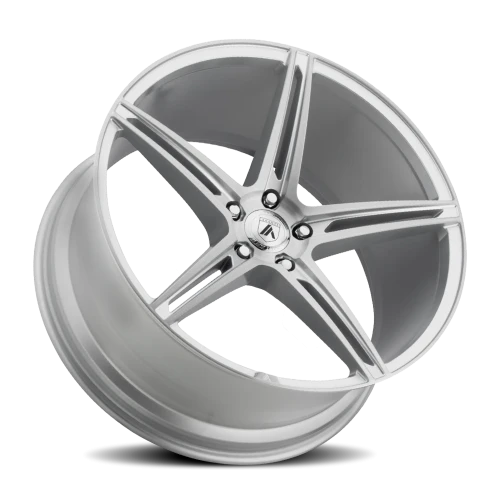Asanti Black Label Alpha 5 ABL22 SL 22x10.5 +25 5x115mm 72.6mm Brushed Silver