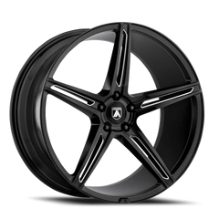 Asanti Black Label Alpha 5 ABL22 BK 22x9 +32 5x112mm 72.6mm Gloss Black Milled