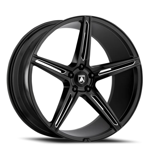 Asanti Black Label Alpha 5 ABL22 BK 20x8.5 +38 5x120mm 74.1mm Gloss Black Milled