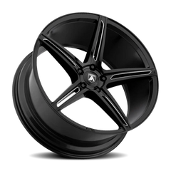 Asanti Black Label Alpha 5 ABL22 BK 22x10.5 +35 5x120mm 74.1mm Gloss Black Milled