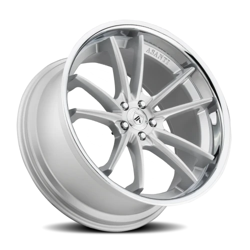 Asanti Black Label Sigma ABL23 SL 22x9 +32 5x114.3mm 72.6mm Brushed Silver Chrome Lip