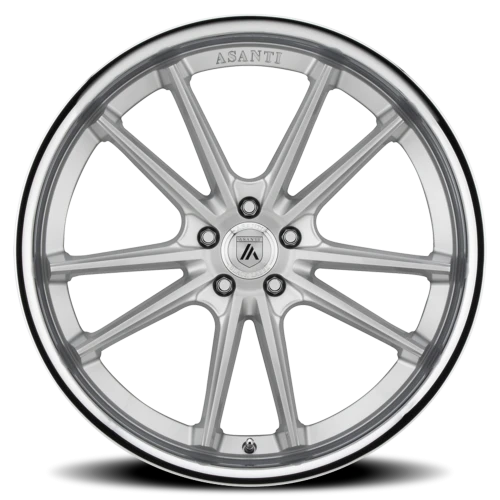 Asanti Black Label Sigma ABL23 SL 20x10.5 +38 5x112mm 72.6mm Brushed Silver Chrome Lip