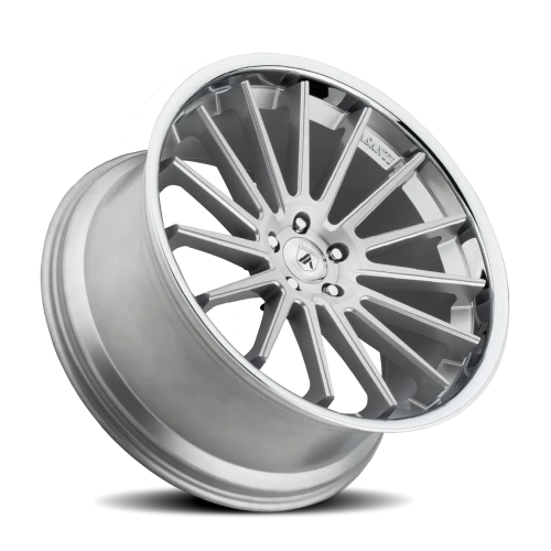 Asanti Black Label Beta ABL24 SL 20x10.5 +38 5x120mm 74.1mm Brushed Silver Chrome Lip