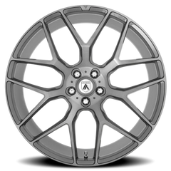 Asanti Black Label Dynasty ABL27 GY 20x8.5 +38 5x120mm 74.1mm Brushed Titanium