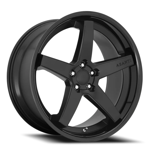 Asanti Black Label Regal ABL31 SB 22x9 +32 5x114.3mm 72.6mm Satin Black Gloss Black Lip