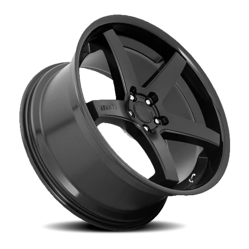 Asanti Black Label Regal ABL31 SB 20x9 +35 5x112mm 72.6mm Satin Black Gloss Black Lip