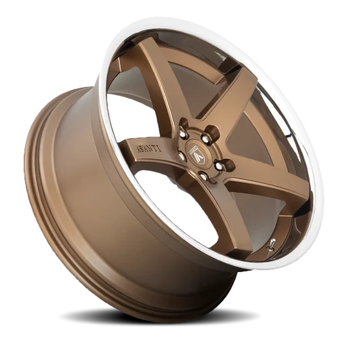 Asanti Black Label Regal ABL31 BRZ 20x9 +15 5x115mm 72.6mm Satin Bronze Chrome Lip