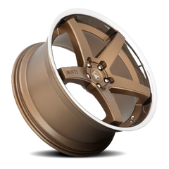 Asanti Black Label Regal ABL31 BRZ 20x10.5 +38 5x112mm 72.6mm Satin Bronze Chrome Lip