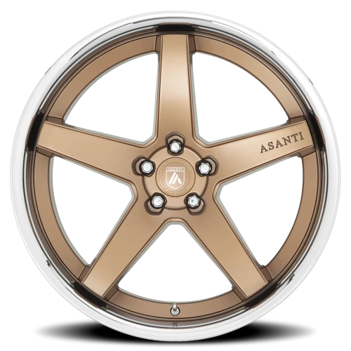 Asanti Black Label Regal ABL31 BRZ 20x10.5 +20 5x115mm 72.6mm Satin Bronze Chrome Lip
