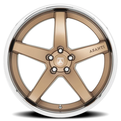 Asanti Black Label Regal ABL31 BRZ 22x10.5 +35 5x112mm 72.6mm Satin Bronze Chrome Lip