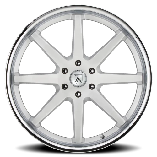 Asanti Black Label Kaiser ABL32 SL 22x9.5 +30 5x120mm 74.1mm Brushed Silver Chrome Lip