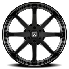 Asanti Black Label Kaiser ABL32 BK 24x10 +30 6x135mm 87.1mm Satin Black Gloss Black Lip