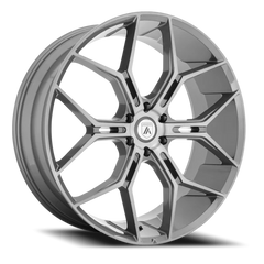 Asanti Black Label Monarch Truck ABL38 GY 26x10 +20 6x139.7mm 106.1mm Brushed Titanium
