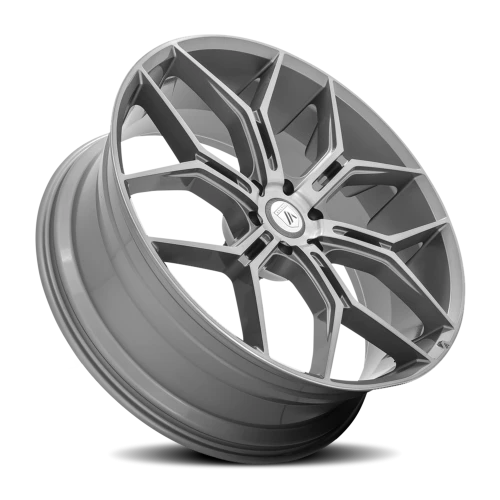 Asanti Black Label Monarch Truck ABL38 GY 22x9.5 +20 6x120mm 66.9mm Brushed Titanium