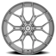Asanti Black Label Monarch Truck ABL38 GY 22x9.5 +20 6x120mm 66.9mm Brushed Titanium