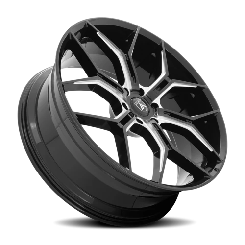 Asanti Black Label Monarch Truck ABL38 BK 22x9.5 +20 6x120mm 66.9mm Gloss Black Milled
