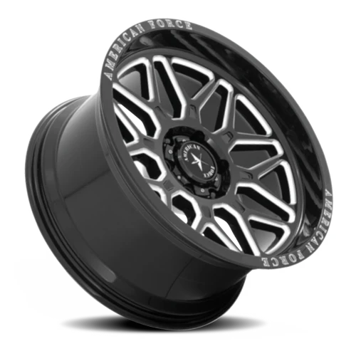 American Force AC001 Rush 22x10 -18 6x139.7mm 78.1mm Gloss Black Milled