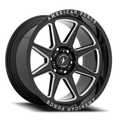 American Force AC002 Trail 22x10 -18 6x139.7mm 106.1mm Gloss Black Milled