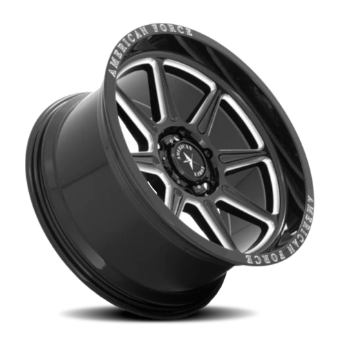 American Force AC002 Trail 22x10 -18 6x139.7mm 106.1mm Gloss Black Milled