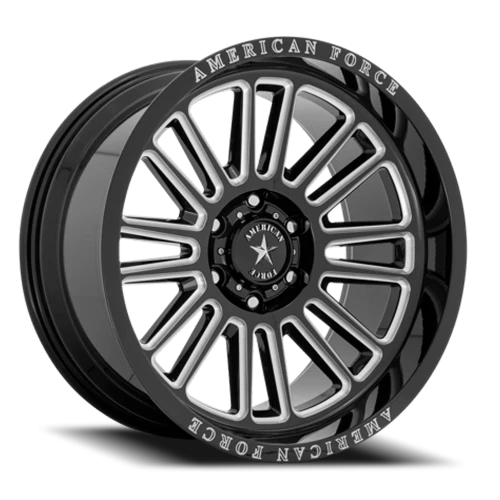 American Force AC003 Weapon 20x10 -18 6x139.7mm 78.1mm Gloss Black Milled