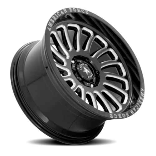 American Force AC004 Vulcan 22x10 -18 6x135mm 87.1mm Gloss Black Milled