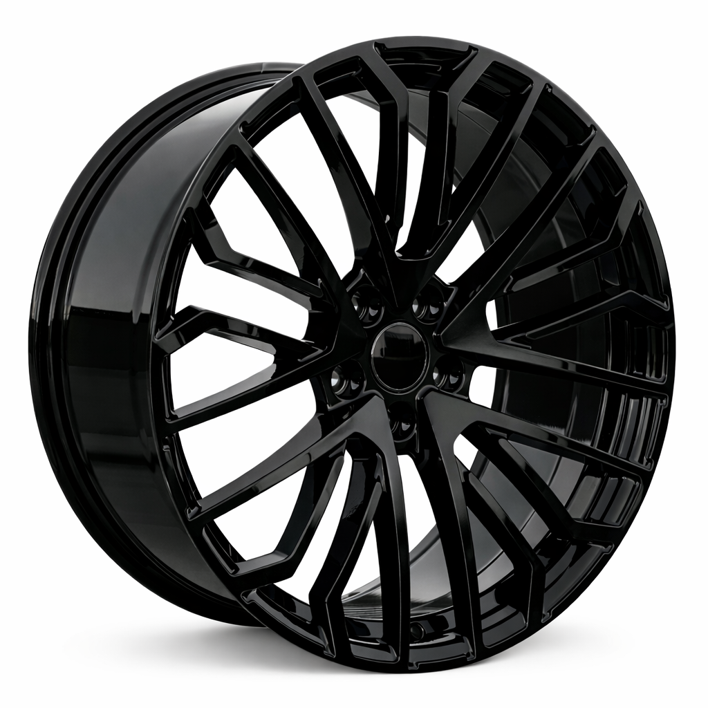 Audi AD 179 22x9.5 5x112 et26 66.5 GLOSS BLACK