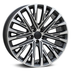 Audi AD 70 20x9 5x112 et30 66.45 BLACK MACHINE FACE