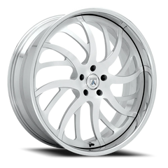 Asanti Forged AF862 24x10 -20 5x120.65mm 73.1mm Brushed Silver