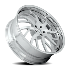 Asanti Forged AF862 24x10 -20 5x120.65mm 73.1mm Brushed Silver