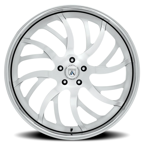 Asanti Forged AF862 24x10 -20 5x120.65mm 73.1mm Brushed Silver