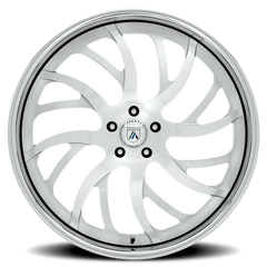 Asanti Forged AF862 24x10 -20 5x120.65mm 73.1mm Brushed Silver